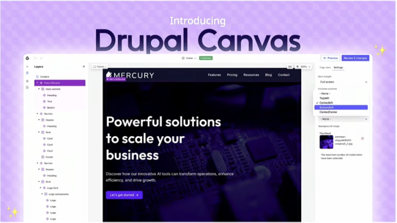 drupal canvas