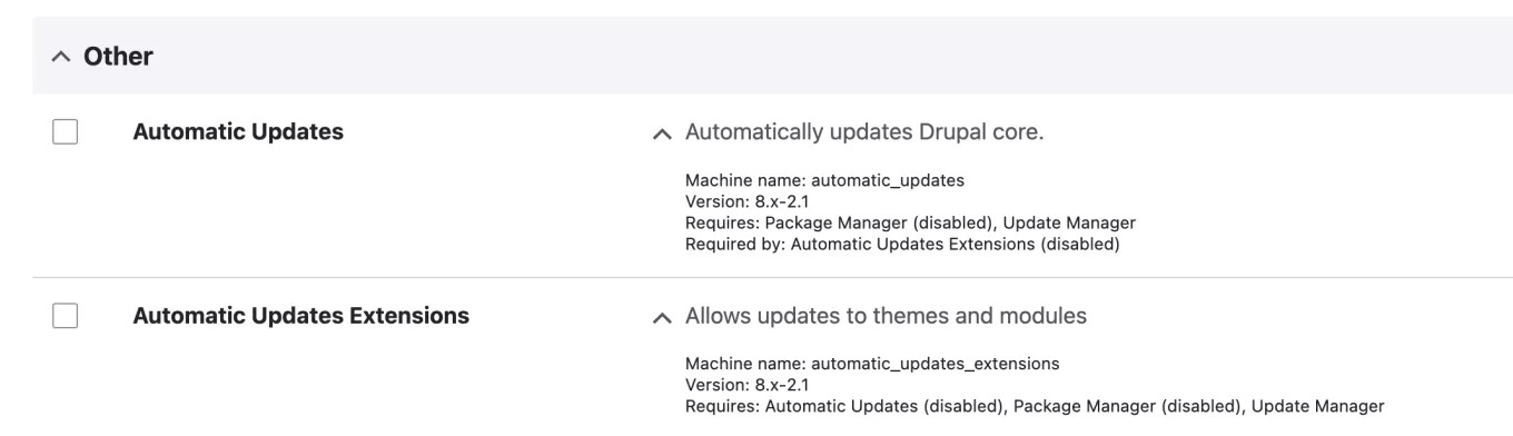 Drupal Automatic Update